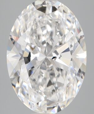 4.06ct Oval Lab-Grown Diamond — D VVS2 — IGI Certified