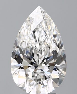 4.08ct Pear Lab-Grown Diamond — D VVS2 — IGI Certified