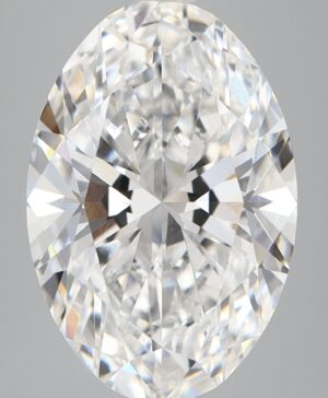 4.06ct Oval Lab-Grown Diamond — D VVS2 — IGI Certified