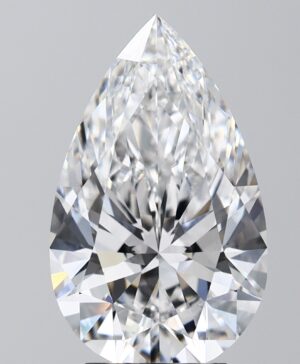 4.06ct Pear Lab-Grown Diamond — D VVS2 — IGI Certified