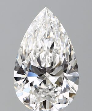 4.03ct Pear Lab-Grown Diamond — D VVS2 — IGI Certified