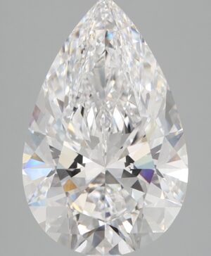 3.58ct Pear Lab-Grown Diamond — D VVS2 — IGI Certified