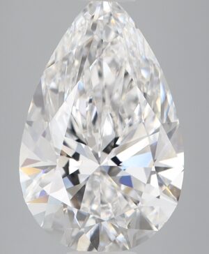 3.58ct Pear Lab-Grown Diamond — D VVS2 — IGI Certified