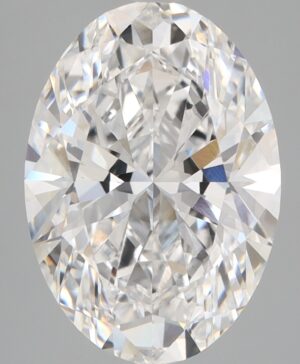 4.02ct Oval Lab-Grown Diamond — D VVS2 — IGI Certified