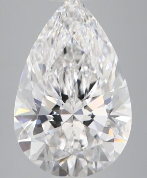 3.57ct Pear Lab-Grown Diamond — D VVS2 — IGI Certified