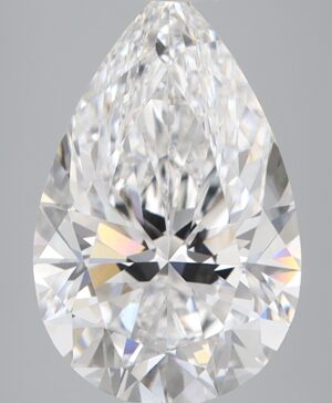 3.56ct Pear Lab-Grown Diamond — D VVS2 — IGI Certified