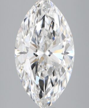 2.57ct Marquise Lab-Grown Diamond — D VVS2 — IGI Certified