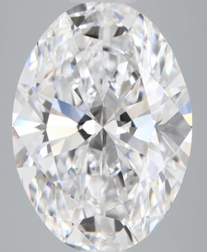 4.01ct Oval Lab-Grown Diamond — D VVS2 — IGI Certified