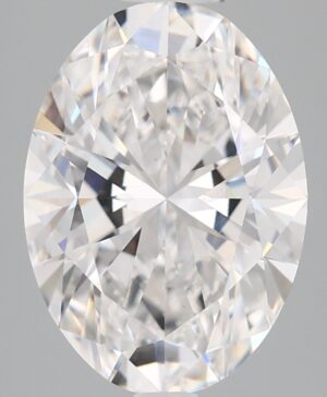 3.59ct Oval Lab-Grown Diamond — D VVS2 — IGI Certified
