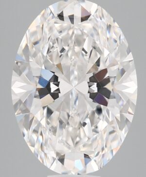 3.58ct Oval Lab-Grown Diamond — D VS1 — IGI Certified