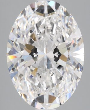 3.58ct Oval Lab-Grown Diamond — D VVS2 — IGI Certified