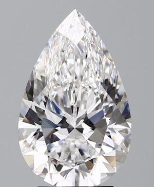 3.55ct Pear Lab-Grown Diamond — D VVS2 — IGI Certified