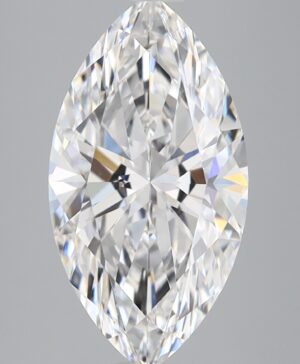 2.56ct Marquise Lab-Grown Diamond — D VVS2 — IGI Certified