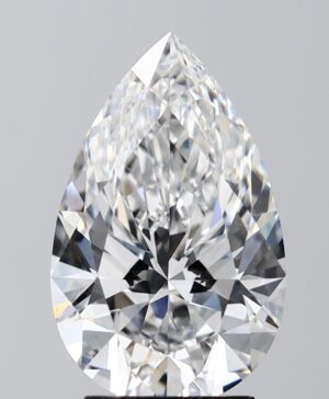 3.08ct Pear Lab-Grown Diamond — D VVS2 — IGI Certified
