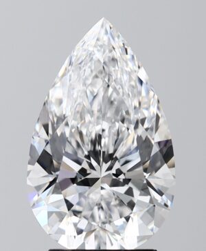 3.08ct Pear Lab-Grown Diamond — D VVS2 — IGI Certified