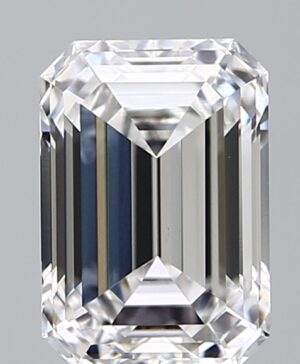 1.29ct Emerald Lab-Grown Diamond — D VVS2 — IGI Certified