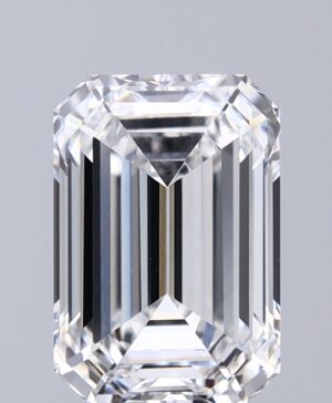 1.29ct Emerald Lab-Grown Diamond — D VVS2 — IGI Certified