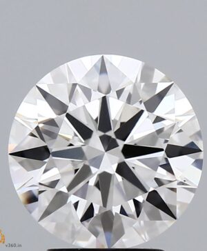 3.33ct Round Lab-Grown Diamond — E VS1 — IGI Certified