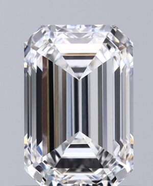 1.24ct Emerald Lab-Grown Diamond — D VVS2 — IGI Certified