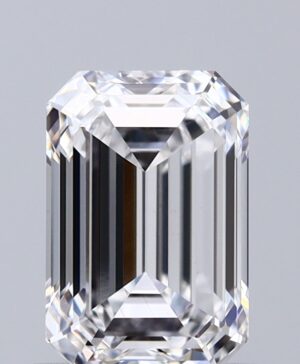 1.24ct Emerald Lab-Grown Diamond — D VVS2 — IGI Certified