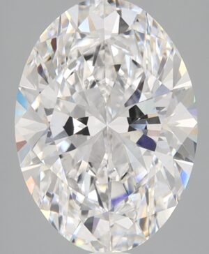 3.57ct Oval Lab-Grown Diamond — D VVS2 — IGI Certified