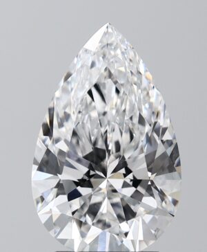 3.08ct Pear Lab-Grown Diamond — D VVS2 — IGI Certified