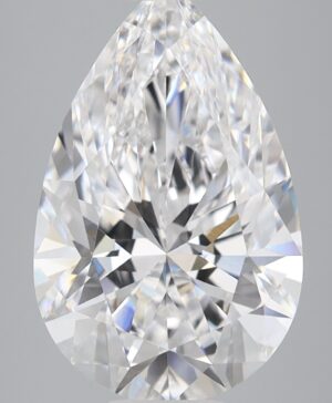 3.08ct Pear Lab-Grown Diamond — D VVS2 — IGI Certified