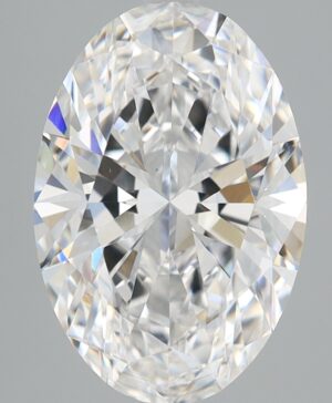 3.57ct Oval Lab-Grown Diamond — D VS1 — IGI Certified