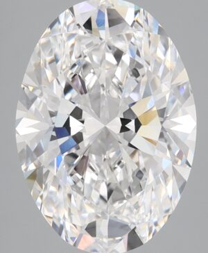 3.57ct Oval Lab-Grown Diamond — D VS1 — IGI Certified