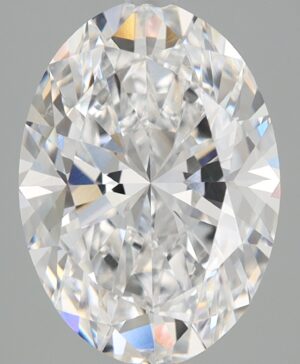 3.57ct Oval Lab-Grown Diamond — D VVS2 — IGI Certified