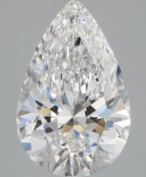 3.08ct Pear Lab-Grown Diamond — D VVS2 — IGI Certified