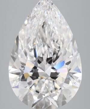 3.08ct Pear Lab-Grown Diamond — D VVS2 — IGI Certified