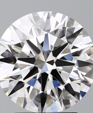 3.07ct Round Lab-Grown Diamond — D VVS2 — IGI Certified