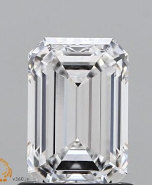 1.12ct Emerald Lab-Grown Diamond — D VVS2 — IGI Certified