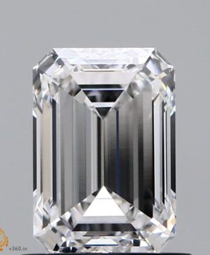 1.11ct Emerald Lab-Grown Diamond — D VVS2 — IGI Certified