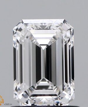 1.02ct Emerald Lab-Grown Diamond — D VVS2 — IGI Certified