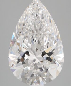3.08ct Pear Lab-Grown Diamond — D VVS2 — IGI Certified