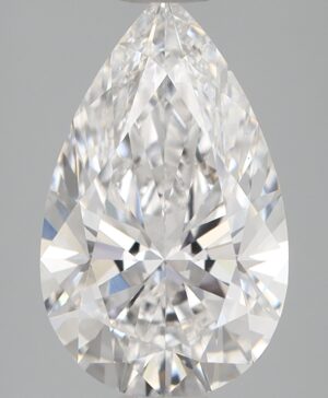3.08ct Pear Lab-Grown Diamond — D VS1 — IGI Certified