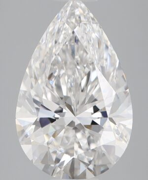 3.08ct Pear Lab-Grown Diamond — D VVS2 — IGI Certified