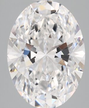3.52ct Oval Lab-Grown Diamond — D VS1 — IGI Certified