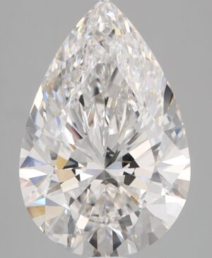 3.07ct Pear Lab-Grown Diamond — D VVS2 — IGI Certified
