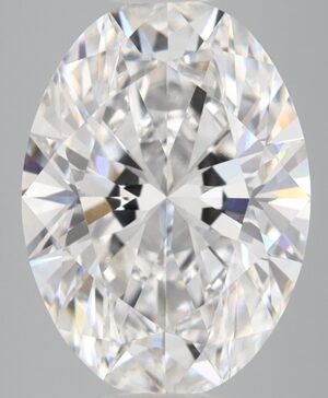 3.09ct Oval Lab-Grown Diamond — D VVS2 — IGI Certified