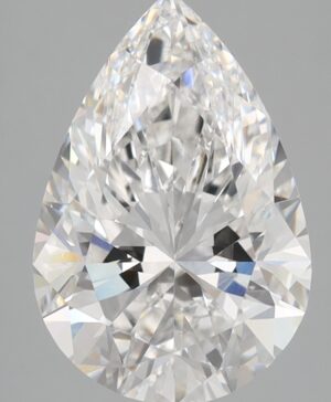 3.05ct Pear Lab-Grown Diamond — D VVS2 — IGI Certified