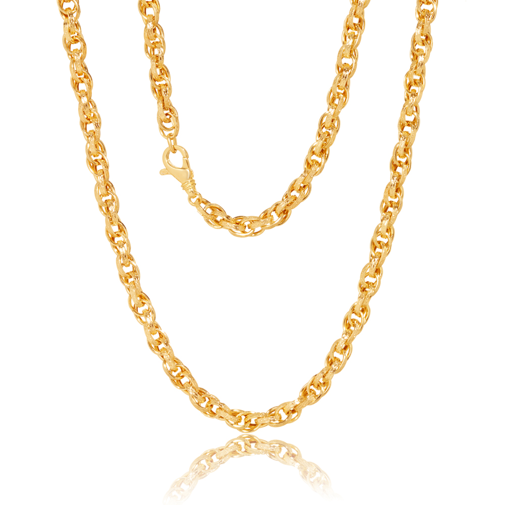 150HVH207/3-Yellow-45cm - 375/- 4 Sides Long Overlapping Chain