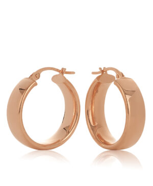 15OBC456-9900 375/- Diameter Hoop Earring, 15OBC456-9900 9R Parini 5.8m Flat Width