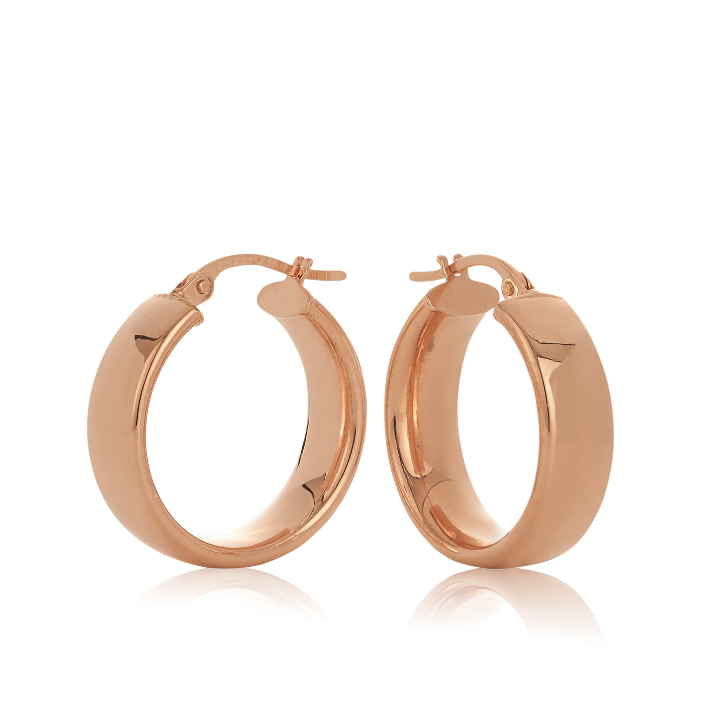 15OBC456-9900 375/- Diameter Hoop Earring, 15OBC456-9900 9R Parini 5.8m Flat Width