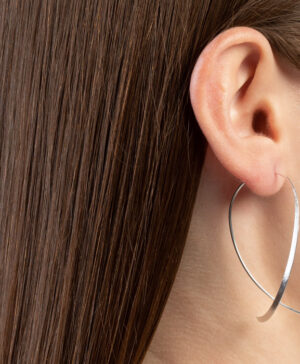 20431 – 925/- earring, matte rho.