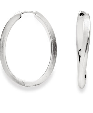 20721 925/- hoop, rho. dia./matt