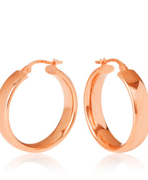 20OBC456-9900 375/- Diameter Hoop Earring, 20OBC456-9900 9R Parini 5.8m Flat Width