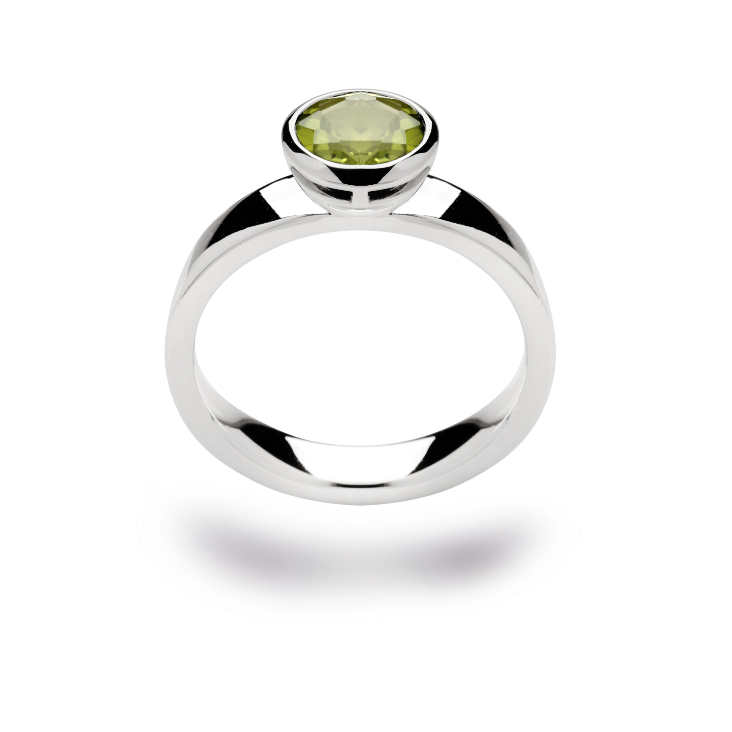 2112054 – 925/- Ring clear, peridot 1.30 ct